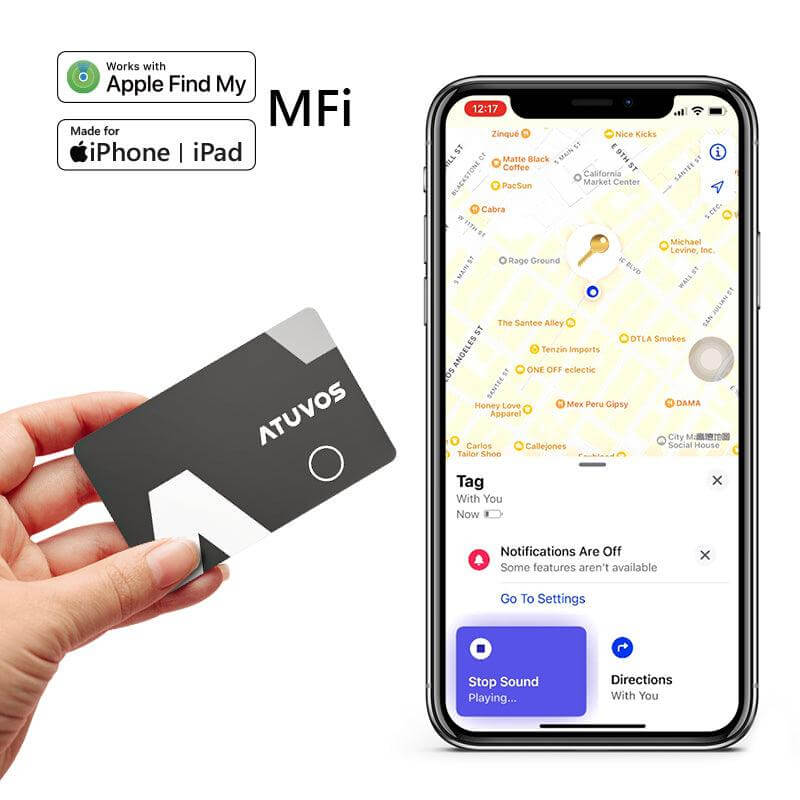 GPS wallet tracker CardTag (apple certified MFI) (ios only)