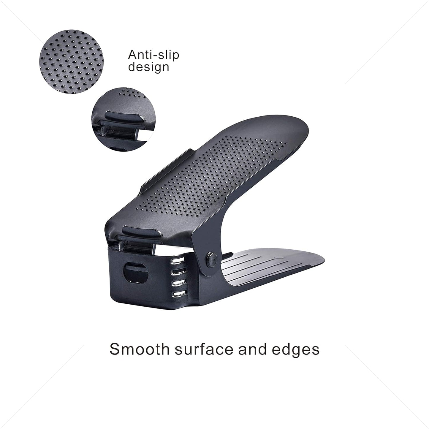 Shoe Organizer - The Adjustable Shoe Slot Rack Space Saver