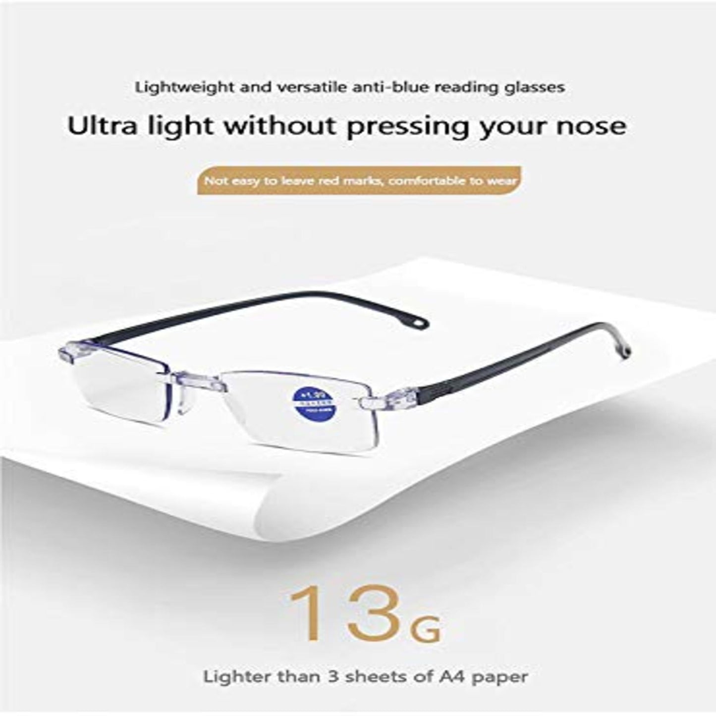 Rimless Daily Use Reading Glasses - Buy 1 Get 1 Free