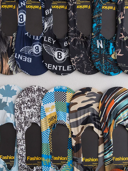 Graphite Emblem Slip Socks
