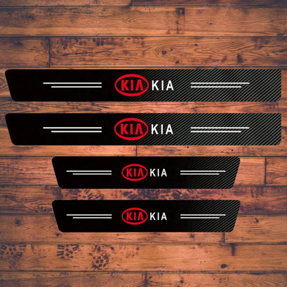 Carbon Fiber Door Sill Protector (4 Pcs)